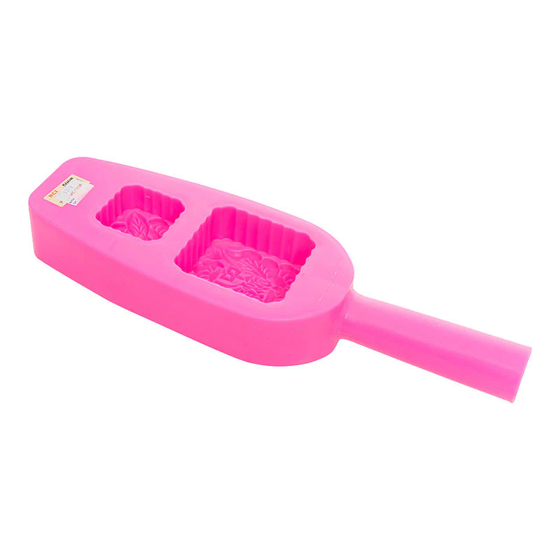 MOONCAKE PLASTIC MOULD SQUARE 2CAV (#8310) - Image 3