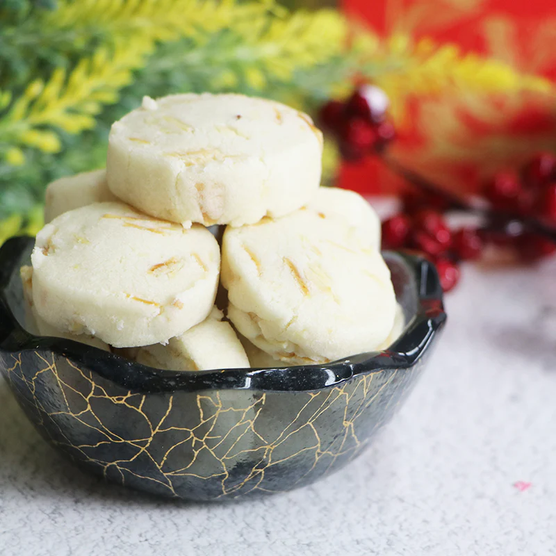 Pandan Gula Melaka Chiffon & White Almond Cookies (#PATSV00101) - Image 3